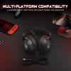 imageRedragon H540 Wireless Gaming Headset for PC PS45 Xbox Switch 4Mode24GBTUSB35mm  71 Surround Sound  53MM Drivers Gaming Headphones with Noise Canceling Mic  Memory Foam  BlackCarbon black