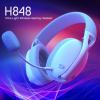 imageRedragon H848 Wireless Gaming Headset  Lightweight  71 Surround Sound  40MM Drivers  Detachable Microphone  Multi Platforms for PC PS543 Switch MobileGrey