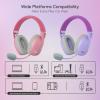 imageRedragon H848 Wireless Gaming Headset  Lightweight  71 Surround Sound  40MM Drivers  Detachable Microphone  Multi Platforms for PC PS543 Switch MobilePink