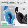 imageRedragon H878 3Mode Wireless Blue Lighting Gaming Headset  Lightweight  71 Surround Sound  40MM Drivers  Detachable Microphone  Multi Platforms for PC PS543 Switch Mobile WhiteampampGrayWhite  Blue