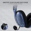 imageRedragon H878 3Mode Wireless Blue Lighting Gaming Headset  Lightweight  71 Surround Sound  40MM Drivers  Detachable Microphone  Multi Platforms for PC PS543 Switch Mobile WhiteampampGrayBlack  Blue