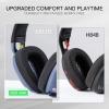 imageRedragon H878 3Mode Wireless Blue Lighting Gaming Headset  Lightweight  71 Surround Sound  40MM Drivers  Detachable Microphone  Multi Platforms for PC PS543 Switch Mobile WhiteampampGrayBlack  Blue