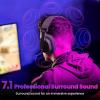 imageRedragon H888 Wireless Gaming Headset with 71 Surround Sound TriMode Gaming Headphones 168G Lightweight Design  Detachable Mic  40MM Driver Soft Memory Foam Padding Gamer Headset for PC BlackWireless