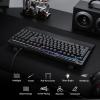 imageRedragon K512 Shiva RGB Backlit Membrane Gaming Keyboard with Multimedia Keys Linear MechanicalFeel Switch 6 Extra OnBoard Macro Keys Dedicated Media Control Detachable Wrist Rest WhiteBlack