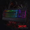 imageRedragon K512 Shiva RGB Backlit Membrane Gaming Keyboard with Multimedia Keys Linear MechanicalFeel Switch 6 Extra OnBoard Macro Keys Dedicated Media Control Detachable Wrist Rest WhiteBlack