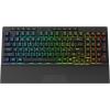 imageRedragon K512 Shiva RGB Backlit Membrane Gaming Keyboard with Multimedia Keys Linear MechanicalFeel Switch 6 Extra OnBoard Macro Keys Dedicated Media Control Detachable Wrist Rest WhiteBlack