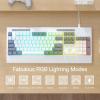 imageRedragon K512 Shiva RGB Backlit Membrane Gaming Keyboard with Multimedia Keys Linear MechanicalFeel Switch 6 Extra OnBoard Macro Keys Dedicated Media Control Detachable Wrist Rest WhiteWhite
