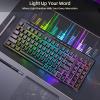 imageRedragon K517 Pro Wireless Gaming Keyboard RGB Backlit TriMode BT24GHzUSBC Mechanical Feel 94 Keys Computer Keyboard with 4 Macro Keys Number Pad 4000mAh Battery for WinMACKeyboard