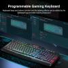 imageRedragon K521 Upgrade Rainbow LED Gaming Keyboard 104 Keys Wired Mechanical Feeling Keyboard with Multimedia Keys OneTouch Backlit AntiGhosting Compatible with PC Mac PS45 XboxBlack
