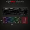 imageRedragon K530 Pro Draconic 60 Wireless RGB Mechanical Keyboard BT24GhzWired 3Mode 61 Keys Compact Gaming Keyboard wHotSwap Socket FreeMod Plate Mounted PCB ampamp Tactile Brown SwitchBlack