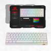 imageRedragon K530 Pro Draconic 60 Wireless RGB Mechanical Keyboard BT24GhzWired 3Mode 61 Keys Compact Gaming Keyboard wHotSwap Socket FreeMod Plate Mounted PCB ampamp Tactile Brown SwitchWhite