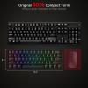 imageRedragon K530 Pro Draconic 60 Wireless RGB Mechanical Keyboard BT24GhzWired 3Mode 61 Keys Compact Gaming Keyboard wHotSwap Socket FreeMod Plate Mounted PCB ampamp Tactile Brown SwitchBlack