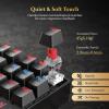 imageRedragon K552 Mechanical Gaming Keyboard 87Key Compact LED Gaming Keyboard with Red Switches AntiGhosting Metal Frame for PC Gaming ampamp Typing BeginnerFriendly BlackBlack