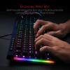 imageRedragon K580 VATA RGB LED Backlit Mechanical Gaming Keyboard with Macro Keys ampamp Dedicated Media Controls HotSwappable Socket Onboard Macro Recording Blue SwitchesBrown Switch