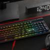 imageRedragon K580 VATA RGB LED Backlit Mechanical Gaming Keyboard with Macro Keys ampamp Dedicated Media Controls HotSwappable Socket Onboard Macro Recording Blue SwitchesRed Switch