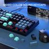 imageRedragon K582 RGB Mechanical Gaming Keyboard 100 104 Keys Standard Layout Gaming Keyboard with DoubleShot ABS Keycaps Dynamic 168M RGB Backlit ampamp Linear Red Switch Redefine Software SupportedDark Jade