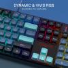 imageRedragon K582 RGB Mechanical Gaming Keyboard 100 104 Keys Standard Layout Gaming Keyboard with DoubleShot ABS Keycaps Dynamic 168M RGB Backlit ampamp Linear Red Switch Redefine Software SupportedDark Jade