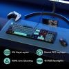 imageRedragon K582 RGB Mechanical Gaming Keyboard 100 104 Keys Standard Layout Gaming Keyboard with DoubleShot ABS Keycaps Dynamic 168M RGB Backlit ampamp Linear Red Switch Redefine Software SupportedDark Jade