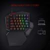 imageRedragon K585 DITI Wired OneHanded RGB Mechanical Gaming Keyboard 42 Keys TypeC Professional Gaming Keypad wUpgraded HotSwappable Socket 7 Onboard Macro Keys ampamp Detachable Wrist RestBlack