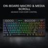 imageRedragon K621 Horus TKL Wireless RGB Mechanical Keyboard 50 BT24 GhzWired Three Modes 80 UltraThin Low Profile BT Keyboard wDedicated Media Control ampamp Linear Red Switches BlackBlack Red Switch