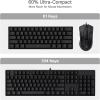 imageRedragon K630 Dragonborn 60 Wired RGB Gaming Keyboard 61 Keys Compact Mechanical Keyboard with Linear Red Switch Pro Driver Support WhiteBlack