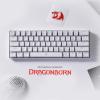imageRedragon K630 Dragonborn 60 Wired RGB Gaming Keyboard 61 Keys Compact Mechanical Keyboard with Linear Red Switch Pro Driver Support WhiteWhite