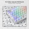 imageRedragon K649 PRO 78 Wireless Gasket RGB Gaming Keyboard 3Modes 82 Keys FullTransparent Mechanical Keyboard wHotSwap Socket Noise Dampening Layer x 5 Translucent Custom SwitchWhite Transparent
