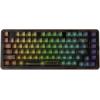 imageRedragon K649 PRO 78 Wireless Gasket RGB Gaming Keyboard 3Modes 82 Keys FullTransparent Mechanical Keyboard wHotSwap Socket Noise Dampening Layer x 5 Translucent Custom SwitchBlack Transparent