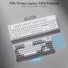 imageRedragon K655 75 RGB Wired Mechanical Gaming Keyboard 78 Keys HotSwap Mechanical Keyboard wAluminum Cover Board Upgraded Socket and Onboard MacroMedia Keys Quiet Linear Red Switch