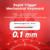 imageRedragon K681 Pro Wireless Mechanical Keyboard Gasket Mounted RGB Gaming Keyboard with Volume Knob MDAProfile PreLubed Linear Switches 81 Keys 75 TriMode Hot Swappable for PCXboxPS MatchaBurgundy Red
