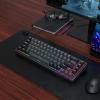 imageRedragon K709 65 Wired Gasket RGB Gaming Keyboard 68 Keys HotSwap Compact Mechanical Keyboard wFreeMod Socket 3Layer Noise Dampening ampamp Dedicated Arrow Keys Quiet Custom Linear SwitchSerene Gray