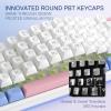 imageRedragon K709 65 Wired Gasket RGB Gaming Keyboard 68 Keys HotSwap Compact Mechanical Keyboard wFreeMod Socket 3Layer Noise Dampening ampamp Dedicated Arrow Keys Quiet Custom Linear SwitchWonder Pink  Blue
