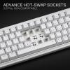imageRedragon K709 65 Wired Gasket RGB Gaming Keyboard 68 Keys HotSwap Compact Mechanical Keyboard wFreeMod Socket 3Layer Noise Dampening ampamp Dedicated Arrow Keys Quiet Custom Linear SwitchEssential White