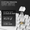 imageRedragon K709 65 Wired Gasket RGB Gaming Keyboard 68 Keys HotSwap Compact Mechanical Keyboard wFreeMod Socket 3Layer Noise Dampening ampamp Dedicated Arrow Keys Quiet Custom Linear SwitchEssential White