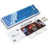imageRedragon K709 65 Wired Gasket RGB Gaming Keyboard 68 Keys HotSwap Compact Mechanical Keyboard wFreeMod Socket 3Layer Noise Dampening ampamp Dedicated Arrow Keys Quiet Custom Linear SwitchGlaciers Pulse