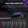 imageRedragon M602 Griffin RGB Gaming Mouse RGB Spectrum Backlit Ergonomic Mouse with 7 Programmable Backlight Modes up to 8000 DPI for Windows PC Gamers Black WirelessBlack
