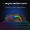 imageRedragon M602 Griffin RGB Gaming Mouse RGB Spectrum Backlit Ergonomic Mouse with 7 Programmable Backlight Modes up to 8000 DPI for Windows PC Gamers Black WirelessBlack