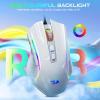 imageRedragon M602 Griffin RGB Gaming Mouse RGB Spectrum Backlit Ergonomic Mouse with 7 Programmable Backlight Modes up to 8000 DPI for Windows PC Gamers Black WirelessWhite