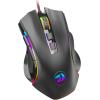 imageRedragon M602 Griffin RGB Gaming Mouse RGB Spectrum Backlit Ergonomic Mouse with 7 Programmable Backlight Modes up to 8000 DPI for Windows PC Gamers Black WirelessBlack