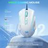 imageRedragon M602 Griffin RGB Gaming Mouse RGB Spectrum Backlit Ergonomic Mouse with 7 Programmable Backlight Modes up to 8000 DPI for Windows PC Gamers Black WirelessWhite