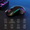 imageRedragon M693 Wireless Gaming Mouse 8000 DPI WiredWireless Gamer Mouse w 3Mode Connection BT ampamp 24G Wireless 7 Macro Buttons Durable Power Capacity for PCMacLaptopBlack
