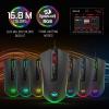 imageRedragon M711 Cobra Gaming Mouse with 168 Million RGB Color Backlit 10000 DPI Adjustable Comfortable Grip 7 Programmable Buttons WhiteBlack