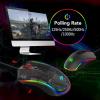 imageRedragon M711 Cobra Gaming Mouse with 168 Million RGB Color Backlit 10000 DPI Adjustable Comfortable Grip 7 Programmable Buttons WhiteBlack