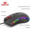 imageRedragon M711 Cobra Gaming Mouse with 168 Million RGB Color Backlit 10000 DPI Adjustable Comfortable Grip 7 Programmable Buttons WhiteBlack