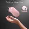 imageRedragon M724 Wired Gaming Mouse 42G UltraLight 12400 Max DPI Optical Gaming Mouse with 5 Programmable Buttons Ergonomic Natural Grip Build Software Supports DIY Keybinds ampamp DPI PinkPink