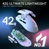 imageRedragon M724 Wired Gaming Mouse 42G UltraLight 12400 Max DPI Optical Gaming Mouse with 5 Programmable Buttons Ergonomic Natural Grip Build Software Supports DIY Keybinds ampamp DPI PinkWhite