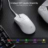 imageRedragon M724 Wired Gaming Mouse 42G UltraLight 12400 Max DPI Optical Gaming Mouse with 5 Programmable Buttons Ergonomic Natural Grip Build Software Supports DIY Keybinds ampamp DPI PinkWhite