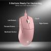 imageRedragon M724 Wired Gaming Mouse 42G UltraLight 12400 Max DPI Optical Gaming Mouse with 5 Programmable Buttons Ergonomic Natural Grip Build Software Supports DIY Keybinds ampamp DPI PinkPink