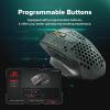 imageRedragon M725 Honeycomb Shell Gaming Mouse Wireless Ultra Lightweight 49g 8000 DPI TriMode BT5124GHzTypeC Wired Gamer Mouse with 2 Side Buttons Macro Programmable for PCMacLaptop BlackRetro