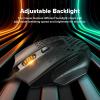 imageRedragon M725 Honeycomb Shell Gaming Mouse Wireless Ultra Lightweight 49g 8000 DPI TriMode BT5124GHzTypeC Wired Gamer Mouse with 2 Side Buttons Macro Programmable for PCMacLaptop BlackRetro